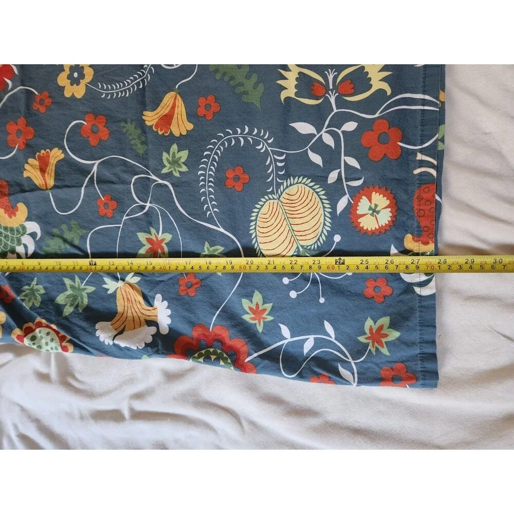 IKEA ROSENRIPS Standard Pillowcase 100% Cotton Eva Lundgreen Discontinued Blue